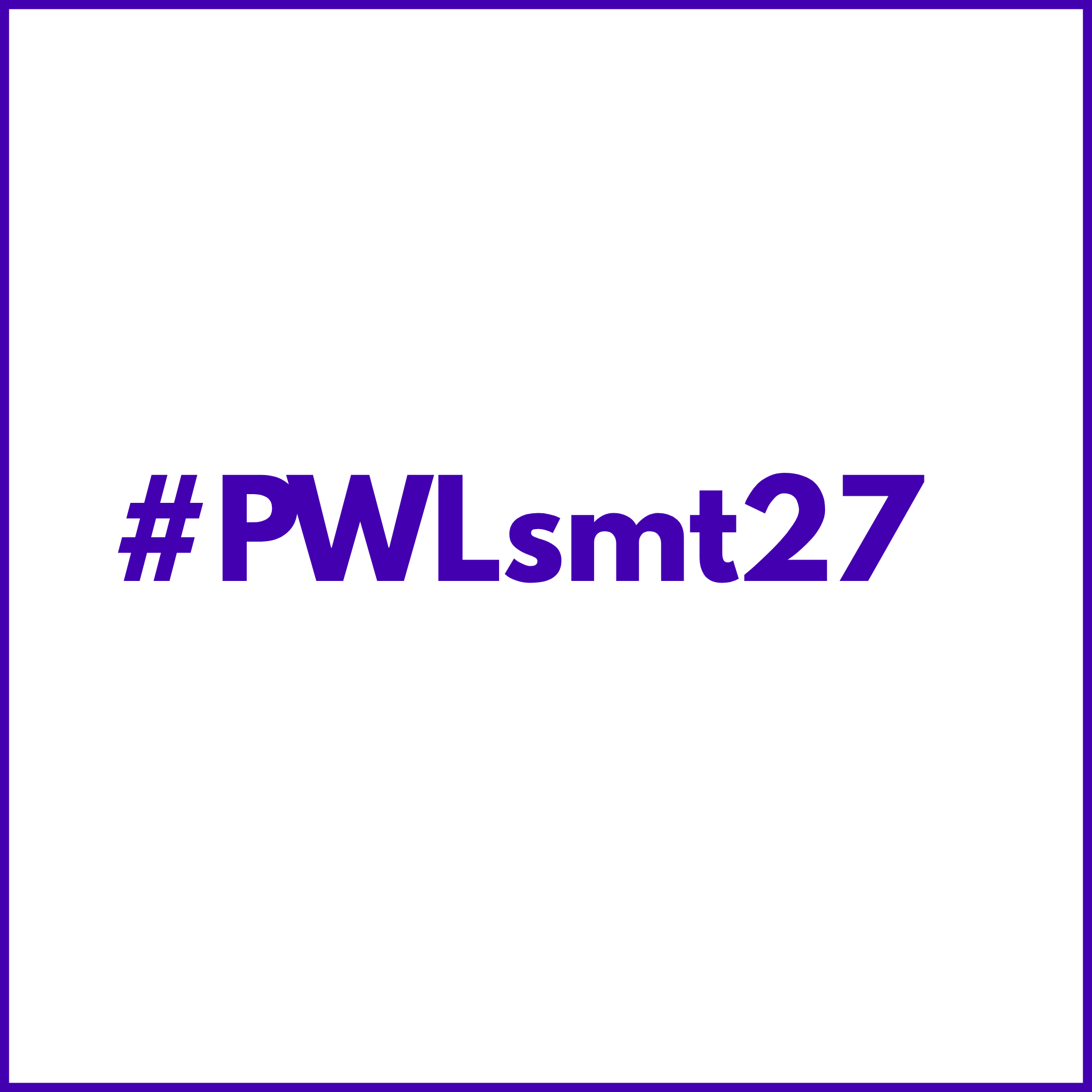 pwlsmt logo 2027 v201 squarehashtag 005 01 cc 07